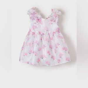 Size 3 Toddler Mayoral Pink Floral Kids Formal Dress